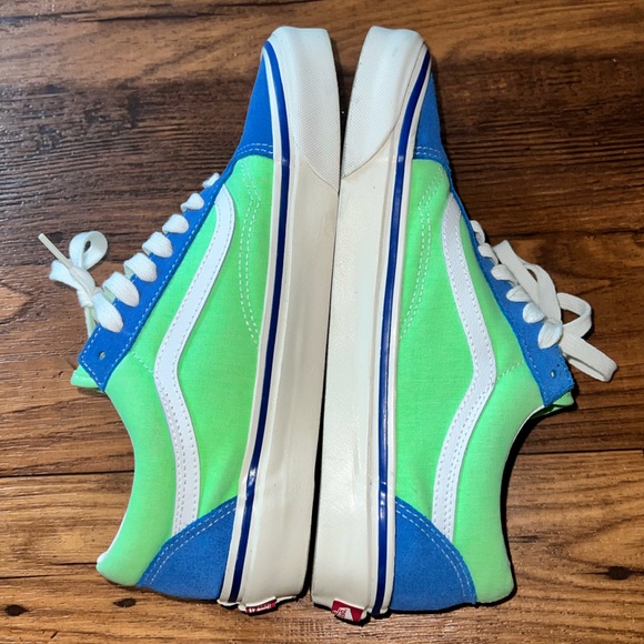 Vans Blue and Green Shoes - Picture 8 of 10